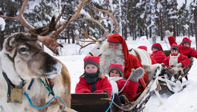 Деревня Санта Клауса в Леви